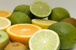 Obst Orange Limette Zitrone