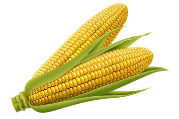 Wall Mural - set of fresh corn