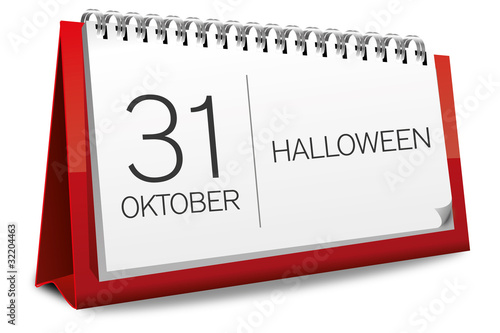 Kalender rot 31 Oktober Halloween - Buy this stock vector and ...