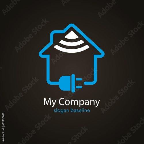 Logo Entreprise Domotique Maison Stock Vector Adobe Stock Logo Entreprise Domotique Maison Stock Vector Adobe Stock