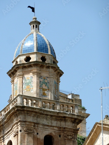 Plakat na papierze fotorealistycznym Ragusa - Santa Maria Kościół w Irii - XVIII wiek