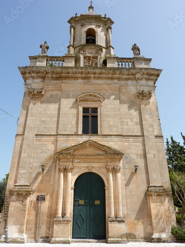 Plakat na papierze fotorealistycznym Kościół San giacomo in ragusa ibla
