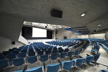 Wall Mural - conference room and theater in Lugano Switzerland