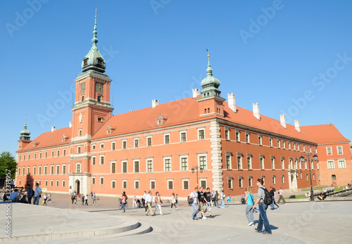 Board z aluminiowym obramowaniem Zamek królewski w warszawie, polska