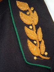 collar patch of soviet railroad official
