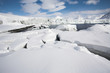 Arctic glacier landscape
