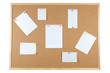 © Vladimir Voronin - collection of note papers on corkboard
