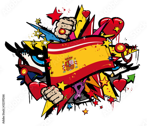 Download España Bandera Dibujo Png PNG