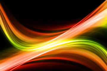 Wall Mural - Abstract elegant wave background design with space for your text