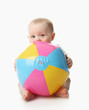© blessings - Baby with beach ball