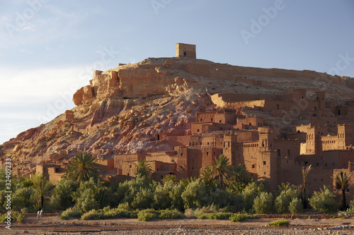Plakat na papierze fotorealistycznym Ufortyfikowane miasto ait benhaddou