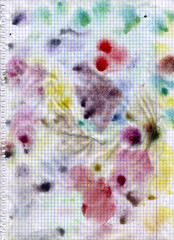 Sticker - watercolor stains