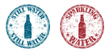 Still And Sparkling Water Stamps