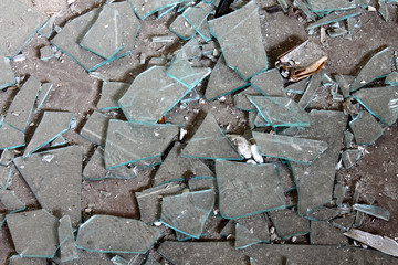 Wall Mural - broken glass