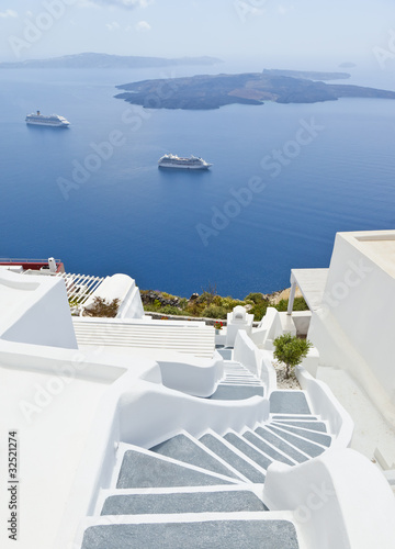 Plakat na zamówienie Santorini