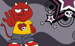 © MARCO HAYASHI - demon kid cartoon background6