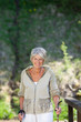 © contrastwerkstatt - moderne seniorin beim nordic walking