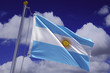 Waving Argentine Flag