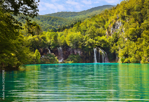 Tapeta ścienna Jeziora Plitwickie w Chorwacji