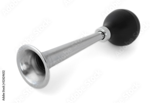 Fotomural Silver vintage bicycle air horn