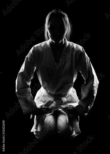 Dekoracja na wymiar  dziewczyna-karate
