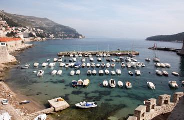 Wall Mural - Dubrovnik harbor, Croatia