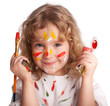 © Tatyana Gladskih - Girl, draws paint