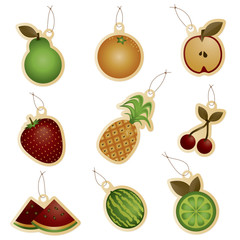 Sticker - fruit tags