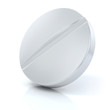 © koya979 - medical pill - tablet 3d illustration isolated on the white