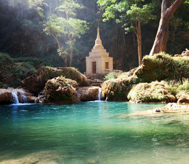 Waterfall in Myanmar