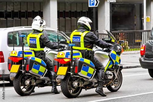 Fotoboard na płycie Policja motocyklowa