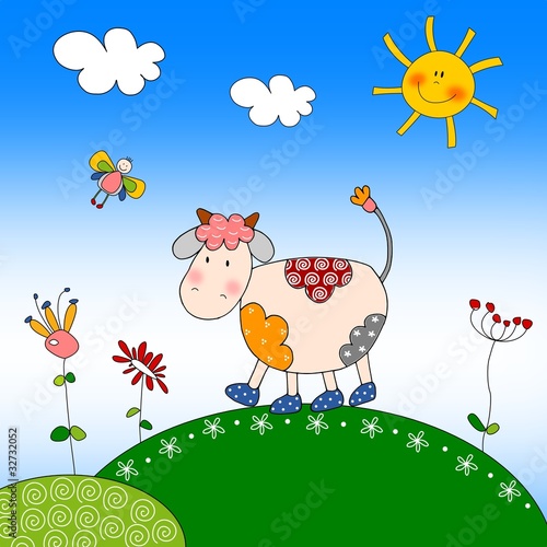 ilustracja-dla-dzieci-krowa