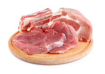 fresh raw meat big piece of