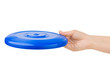 Hand and flying disc