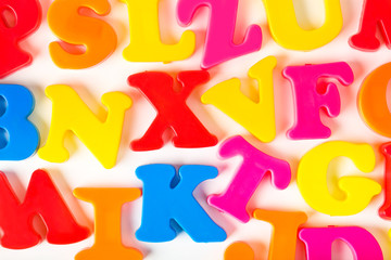 Wall Mural - Multicolored letters