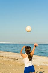 Wall Mural - Beach volley