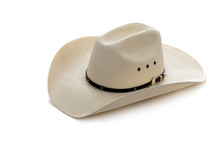 Cowboy Hat On White