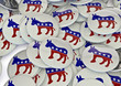 Democrat badges