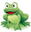 Rana Ranocchio Cartoon-Frog-Vector