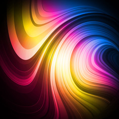 Poster - Smooth colorful abstract fantasy background