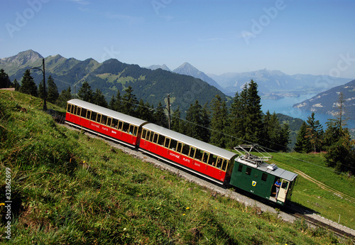 Naklejka na meble Nostalgische Bergbahn im Berner Oberland