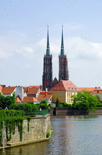 Naklejka samoprzylepna Johanniskathedrale - dominsel - bresau polski