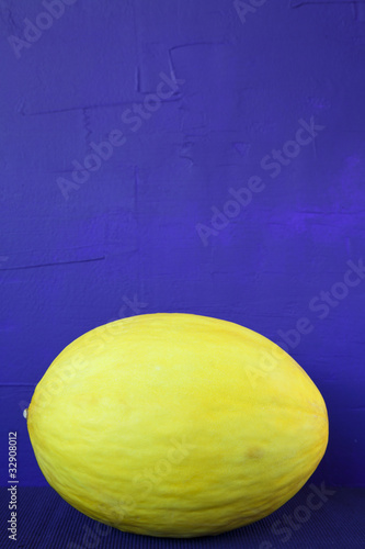 Obraz na płótnie canvas trzyczęściowy "tryptyk" Melon miodowy melon