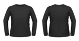 Fototapeta  - Black long-sleeved T-shirt