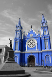 Fototapeta Do przedpokoju - Iglesia la Recoleta en plaza Francia, Lima