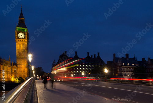 Tapeta ścienna Big Ben i Westminster Bridge