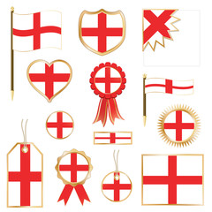 Poster - england flags