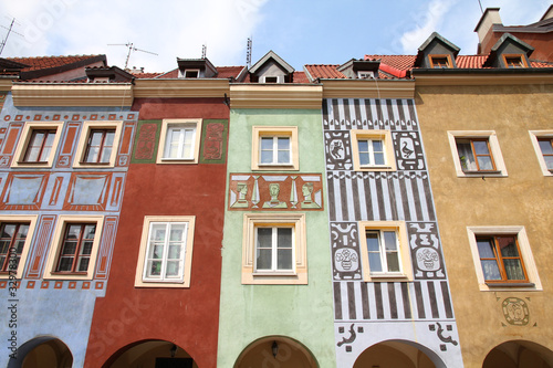 Plakat na papierze fotorealistycznym Poznan stare miasto, polska