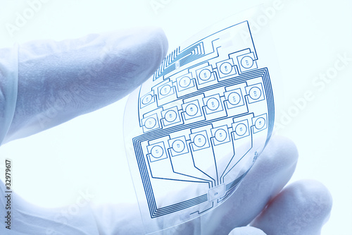 Fotomural Flexible printed electric circuit