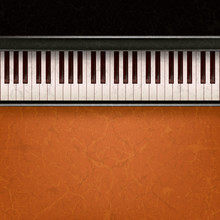 Abstract Music Background With Piano